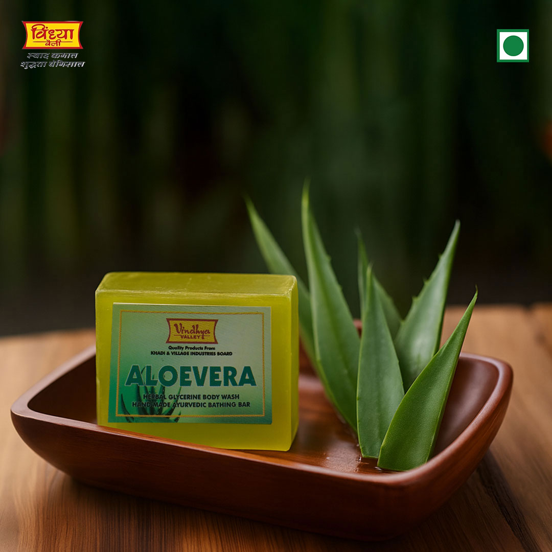 एलो वेरा साबुन – हाइड्रेटिंग और कोमल देखभाल