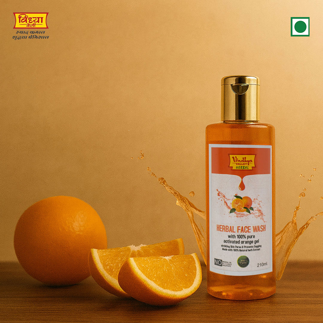 ऑरेंज फेस वॉश जेल – ताज़गीभरा सिट्रस क्लेंज़र