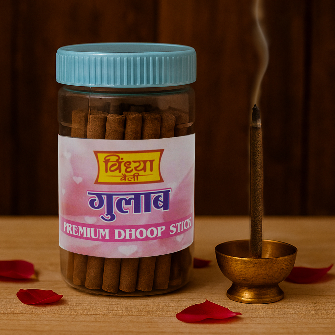 विंध्या वैली गुलाब धूप स्टिक
