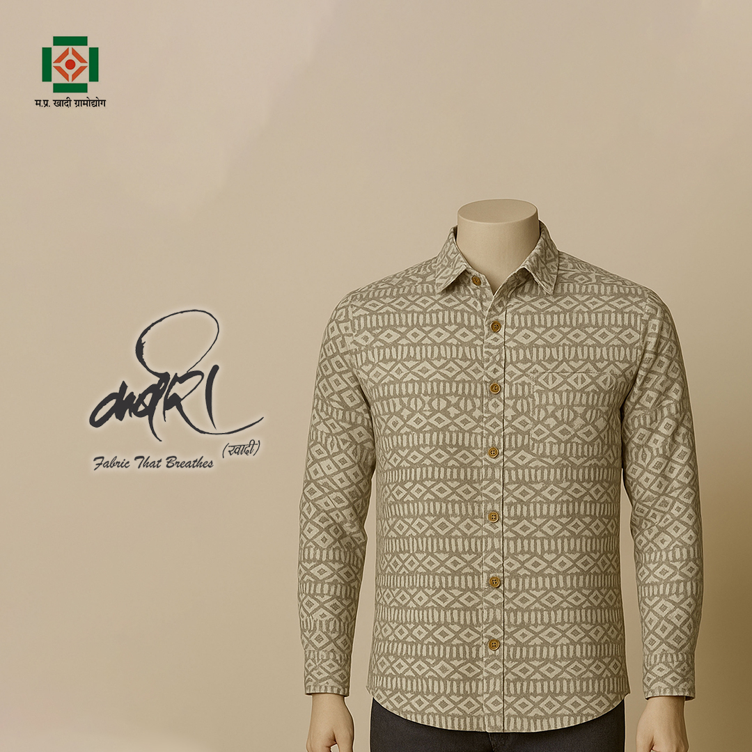 कबीरा खादी ब्लॉक प्रिंट शर्ट – सादगी में स्टाइल का नया अंदाज़