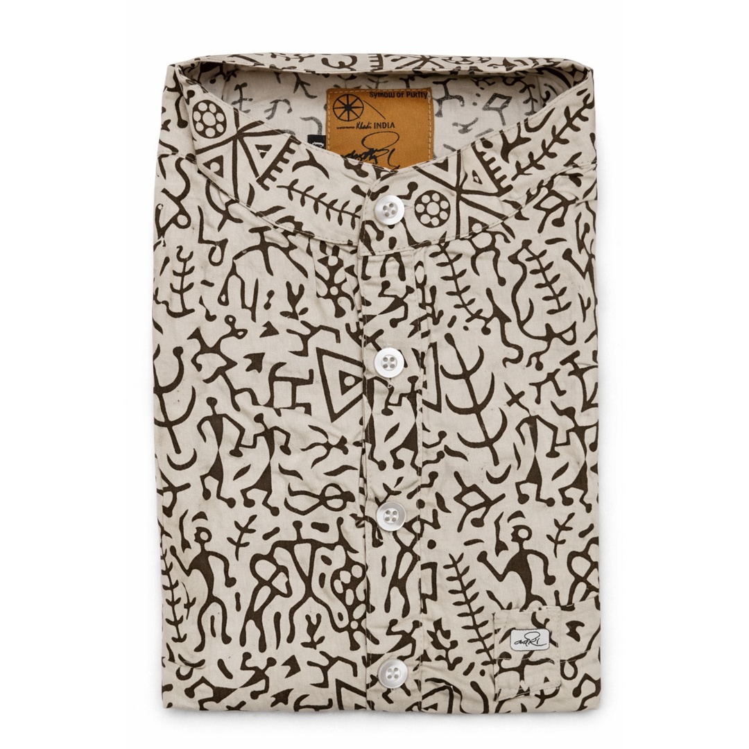 बाघ हस्तप्रिंट लॉन्ग कुर्ता – शिल्प और शालीनता का समन्वय