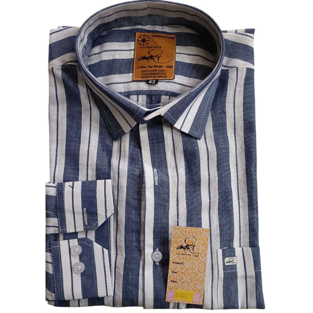 सूती लाइनिंग फुल स्लीव्स शर्ट – औपचारिक और आरामदायक