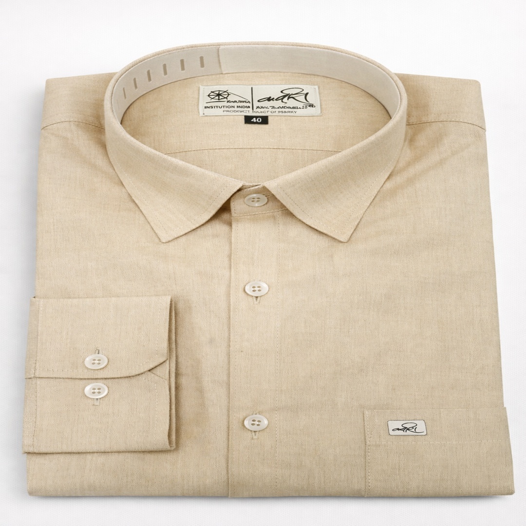 सूती पुरुष फुल स्लीव्स शर्ट