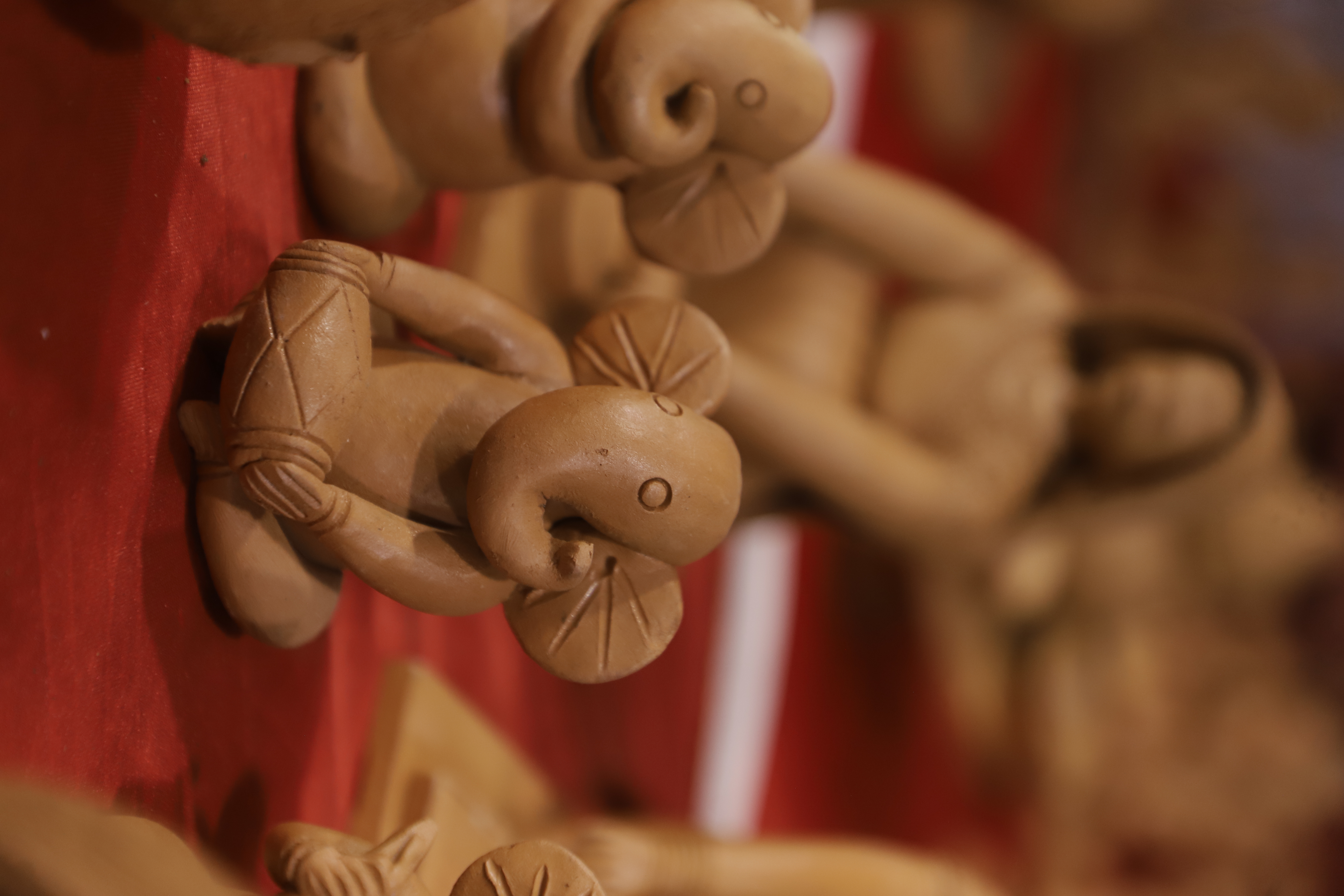 टेराकोटा गणेश जी मूर्ति