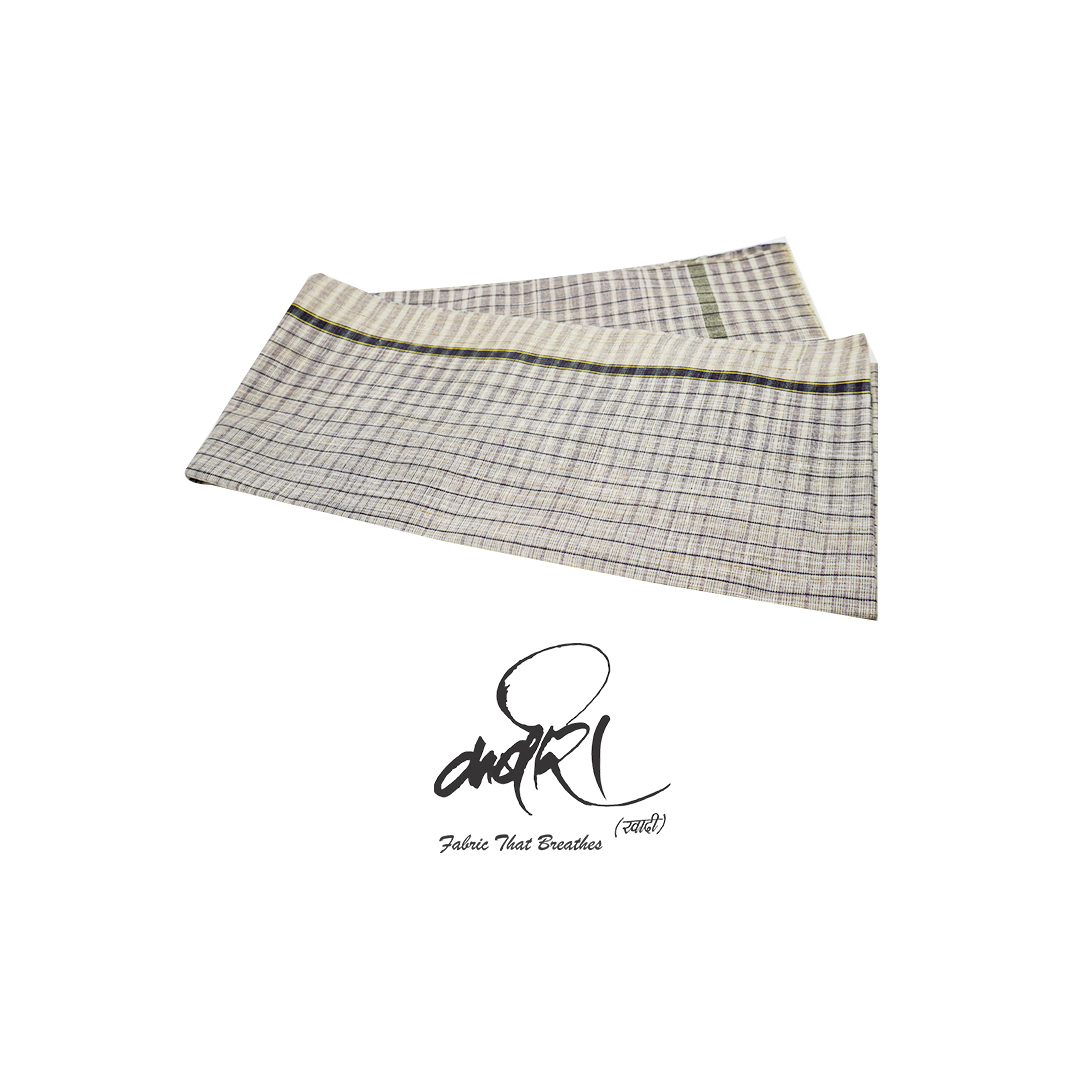 खादी गमछा – स्वदेशी बुनाई में दैनिक उपयोग का भरोसेमंद वस्त्र